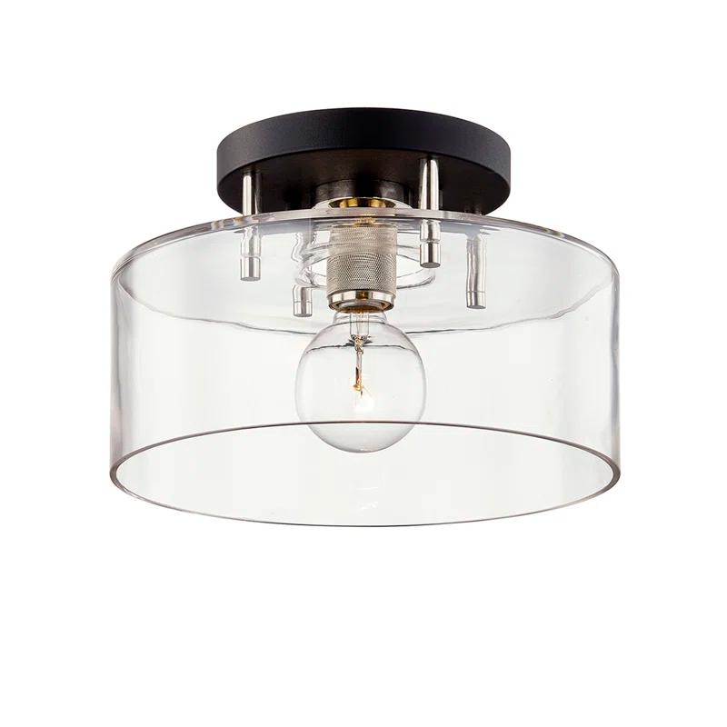 Troy Lighting Bergamot Station 1 Light Semi Flush