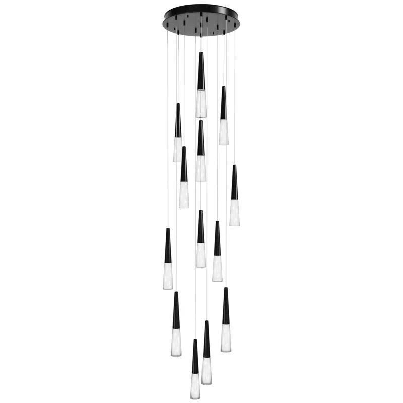 Encino 13 - Light Dimmable Tiered Chandelier