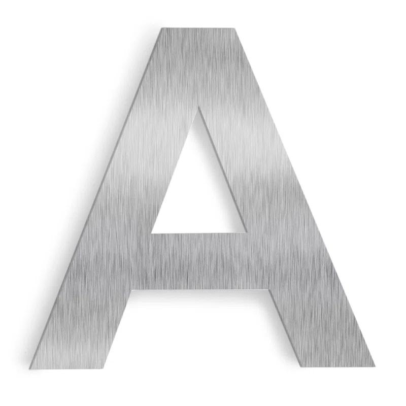 6'' H Stainless Steel House Letter