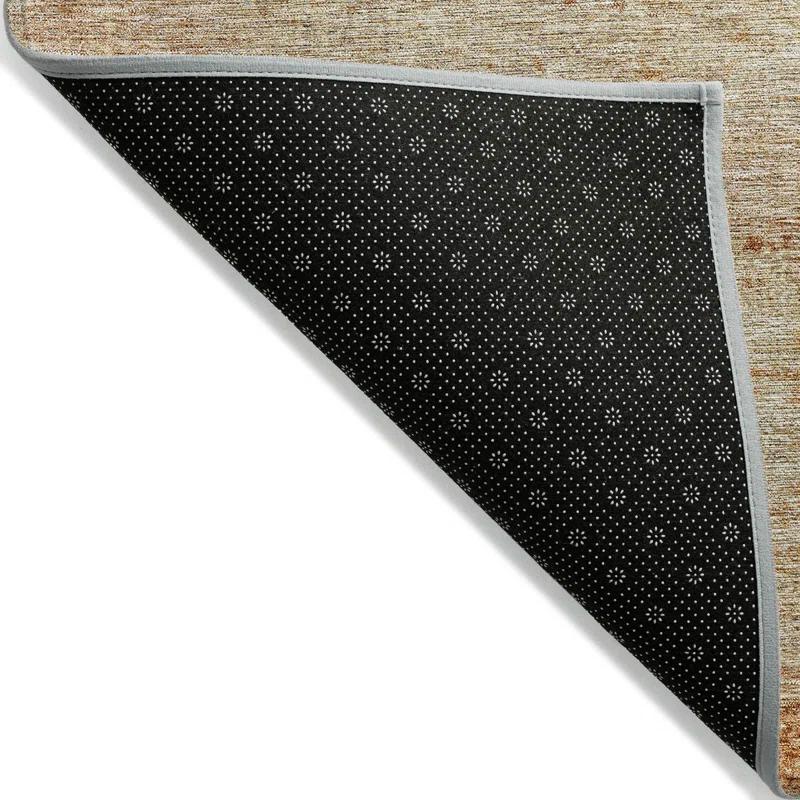 Machine Washable Indoor/Outdoor Cicel ACN1164 Copper Rug