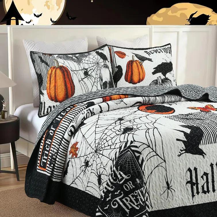 MarCielo ME500 Polyester Quilted Animal Print Quilt Set