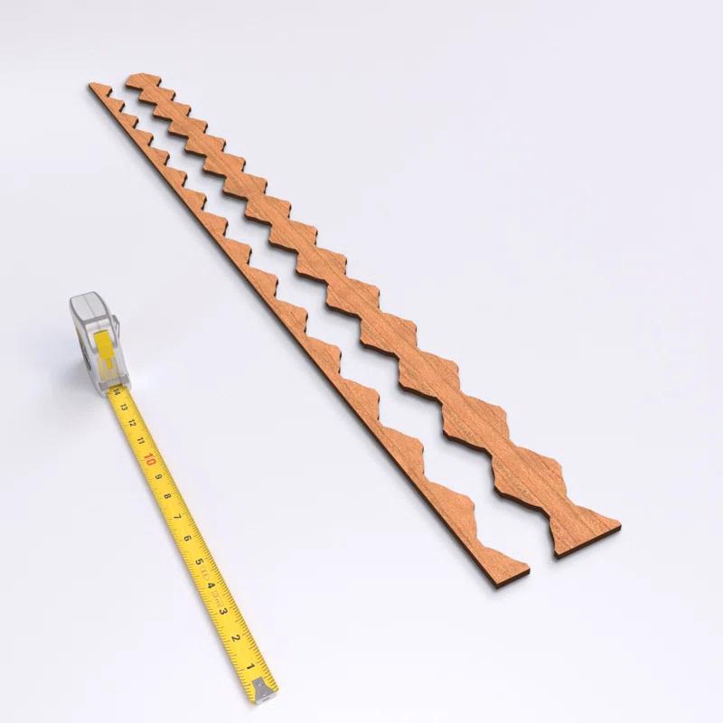 Ekena Millwork Sheyenne Adjustable Wood Decorative Slat Wall Panel Kit