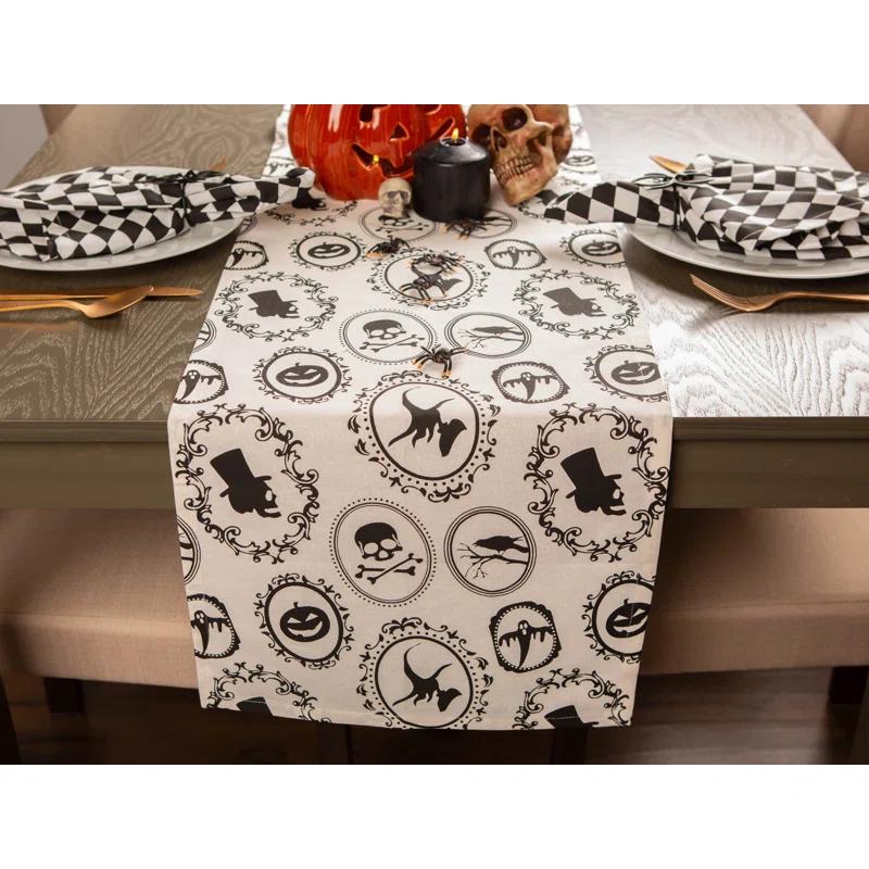 The Holiday Aisle® Turnbow Halloween Portrait Table Runner