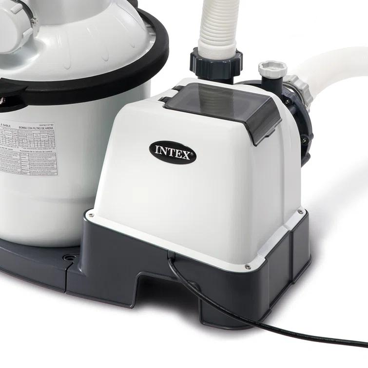 Intex Intex Krystal Clear 1500 GPH Sand Filter Pump for Above Ground Swimming Pools