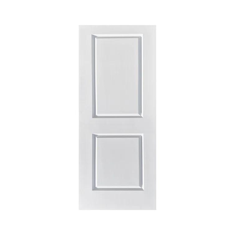 Calhome 80'' Solid + Manufactured Wood Paneled Painted with Installation Hardware Kit Barn Door