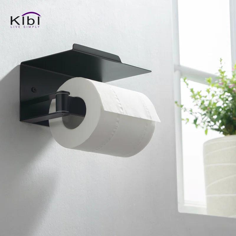 KIBI KBA1209MB Deco Wall Mounted Toilet Paper Holder