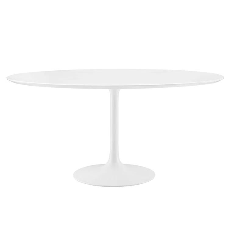 Modway Modway Lippa White Round Table  Dining Table