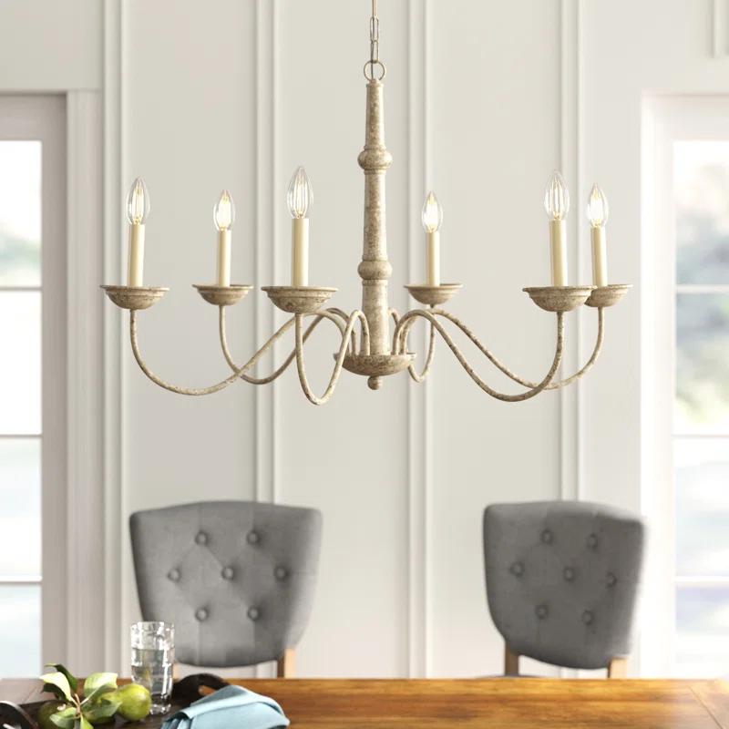 Kelly Clarkson Home Calando 6 - Light Dimmable Classic / Traditional Chandelier