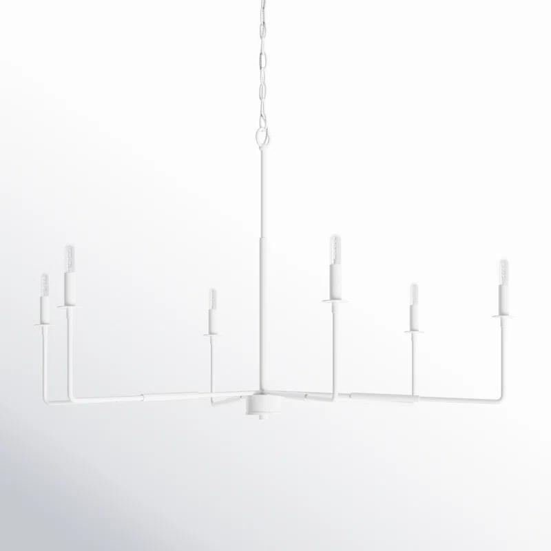 Alysa 6 - Light Dimmable Classic / Traditional Chandelier