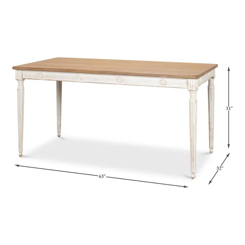 Lady's Solid Wood Dining Table