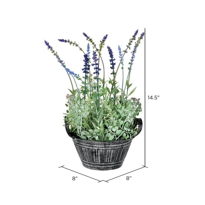 Gracie Oaks Lavender Arrangement in Pot