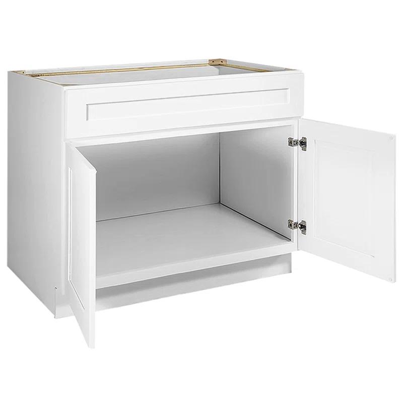 Design House Design House Brookings Unassembled Shaker Sink Base Kitchen Cabinet, White