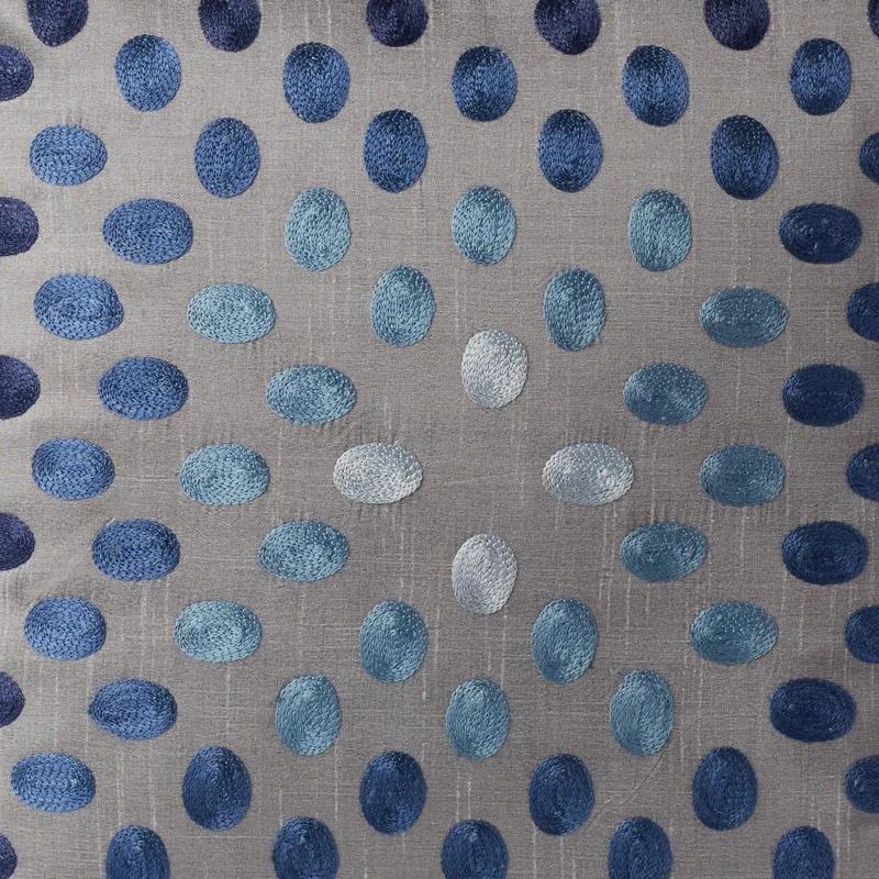 Throw Pillow with Embroidered Details