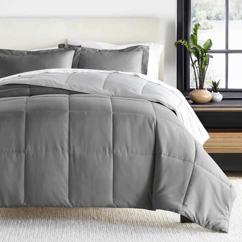 Becky Cameron Reversible Down-Alternative Comforter Bedding Set