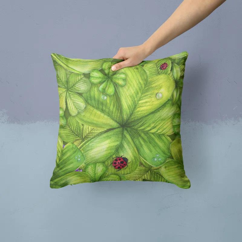 Caroline's Treasures Floral Indoor/Outdoor Throw Pillow
