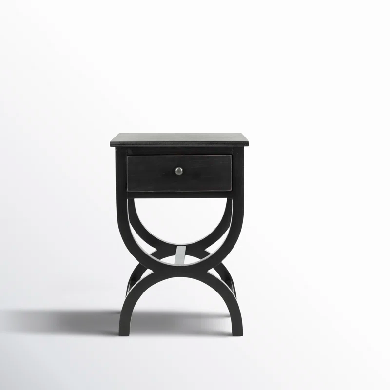 Floris End Table With Storage