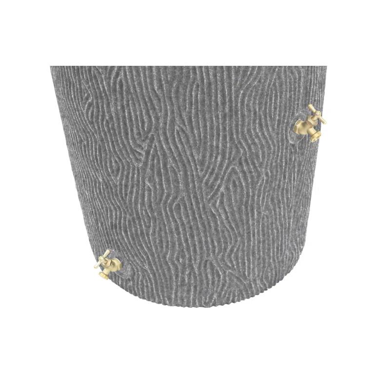 Good Ideas Good Ideas 50 Gallons Plastic Drainable Dual Overflow Planter Rain Barrel