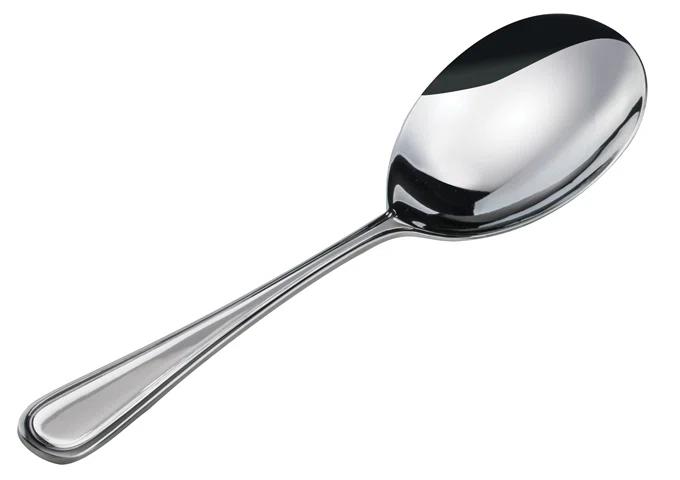 Winco Shangarila Stainless-Steel Serving Spoon, Extra Heavyweight, 10.5 (12 Pack)" (Set of 12)