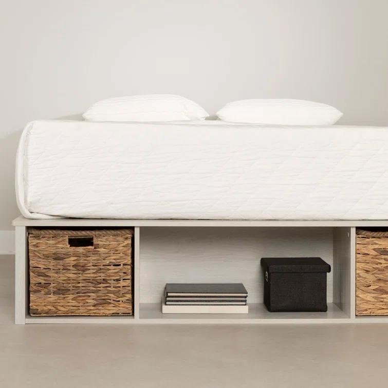 South Shore Prairie Storage Bed With Baskets