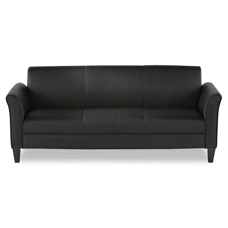 Alera® Leather 77'' Reception Sofa