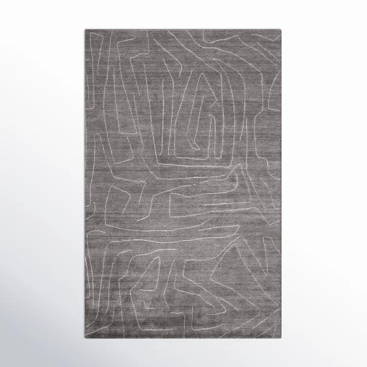 Orwell Hand-Tufted Gray/Ivory Area Rug