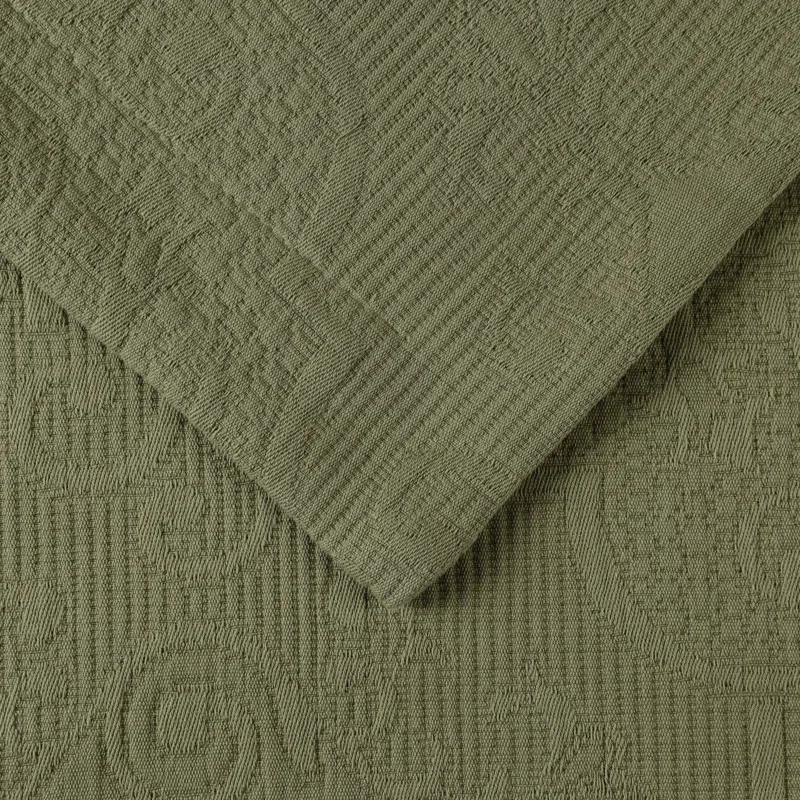 Superior Superior Florin Matelasse Jacquard Scrolling Medallion Cotton Bedspread Set With Pillow Shams