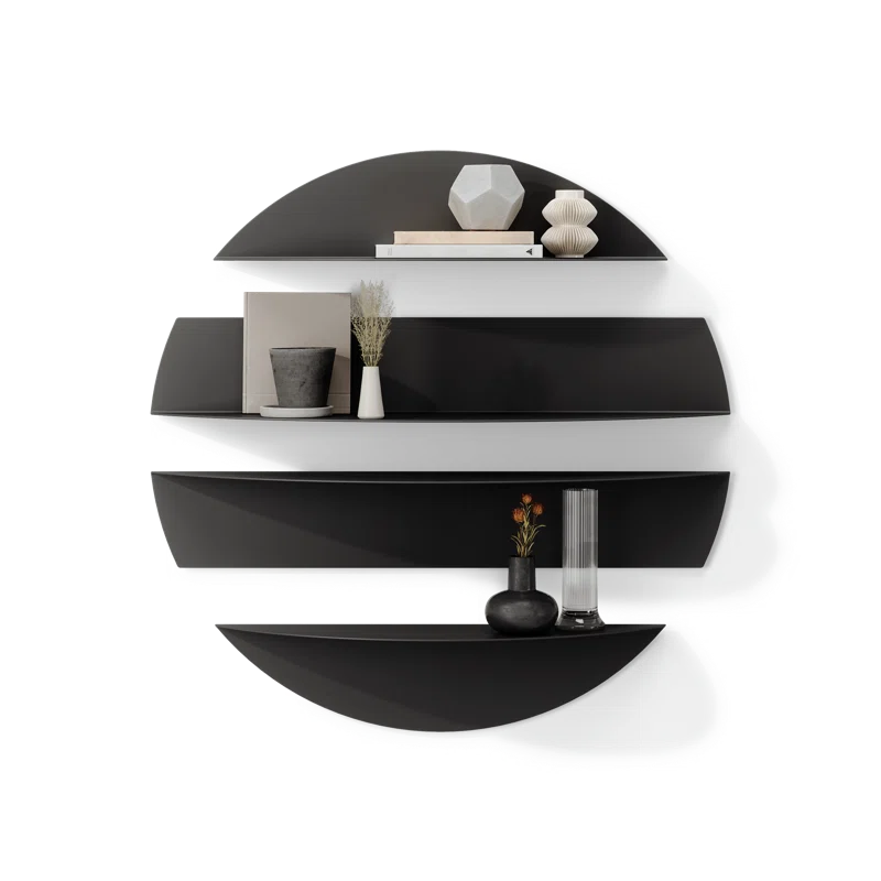 Umbra 4 Piece Circle Metal Floating Shelf