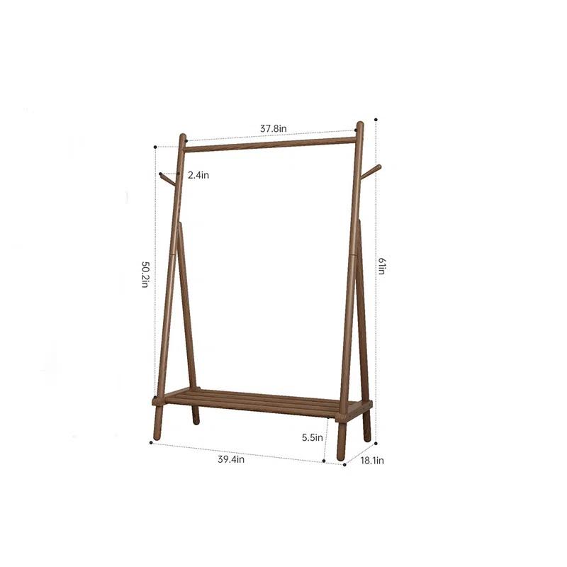 Clothes Rack,Clothing Rack with Shelf and Hook, Sturdy and Portable,Garment Rack