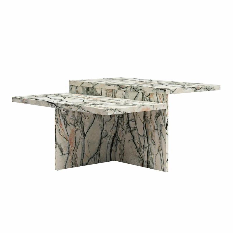 CosmoLiving by Cosmopolitan Brielle Two-Tiered Coffee Table