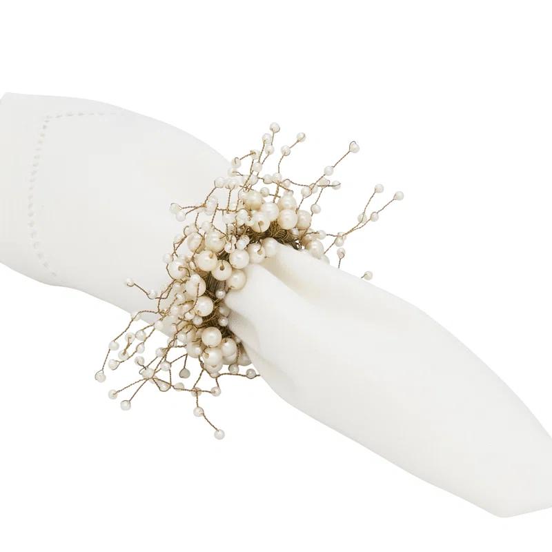 Saro Napkin Ring Collection Napkin Ring (Set of 4)