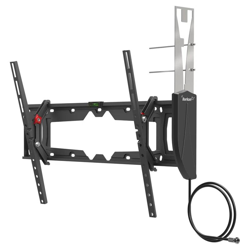 Barkan Black Tilt Wall Mount for Greater Than 50" Screens, Holds up to 110 Lb. lbs | Wayfair