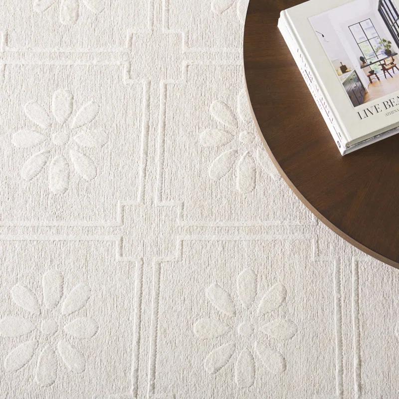 Martha Stewart Rugs Martha Stewart Hand Knotted Linen Floral Rug