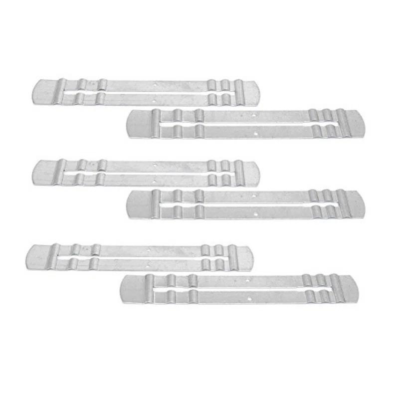 bedCLAW Anti-Wobble Bed Rail Shims, Set of 6 Steel Spacers for Loose Hook-On Side Rails