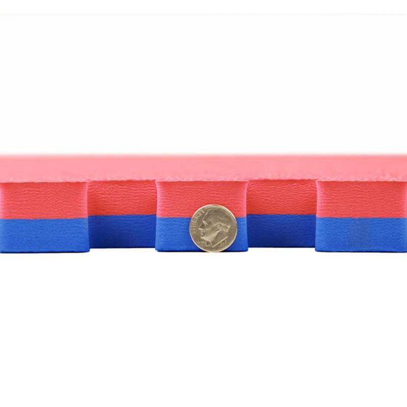 Flooringinc 1" Mma Interlocking Foam Tiles, 3'X3', Red/Blue, 5 Tile Pack (Set of 5)
