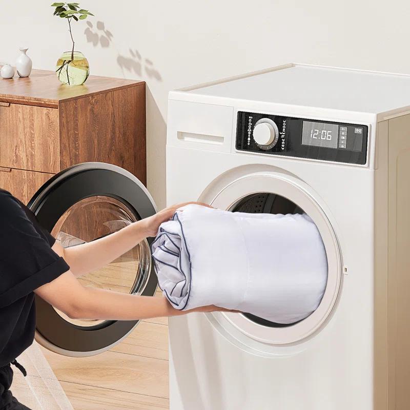 VEVOR Mattress Topper Premium Memory Foam Fiber Fill 4 in Thickness