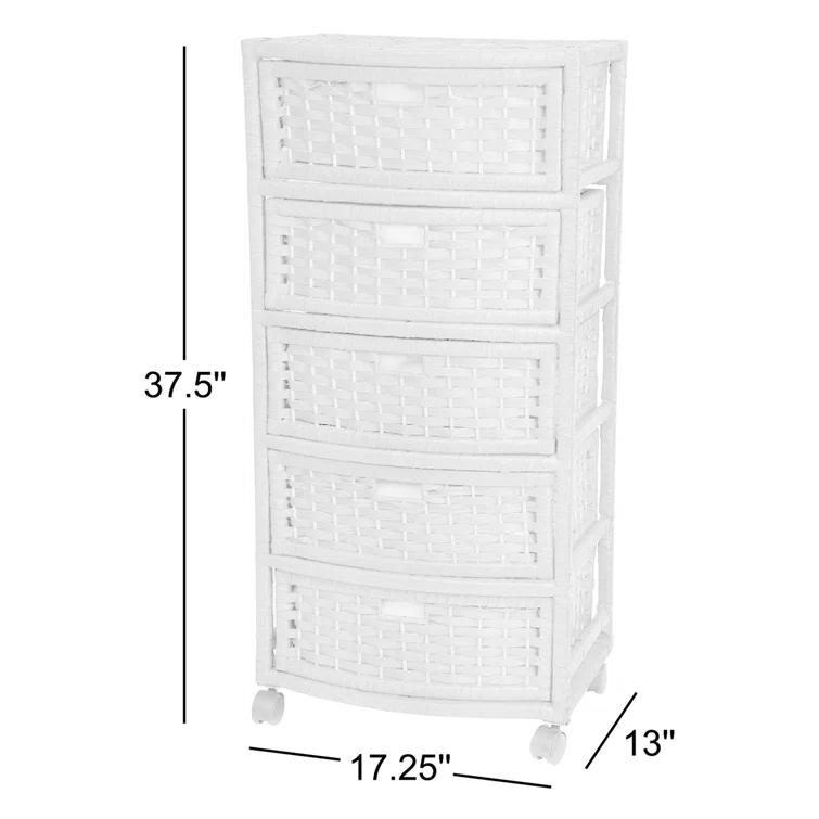 Bay Isle Home™ Reyna 5 Drawer Storage Drawer