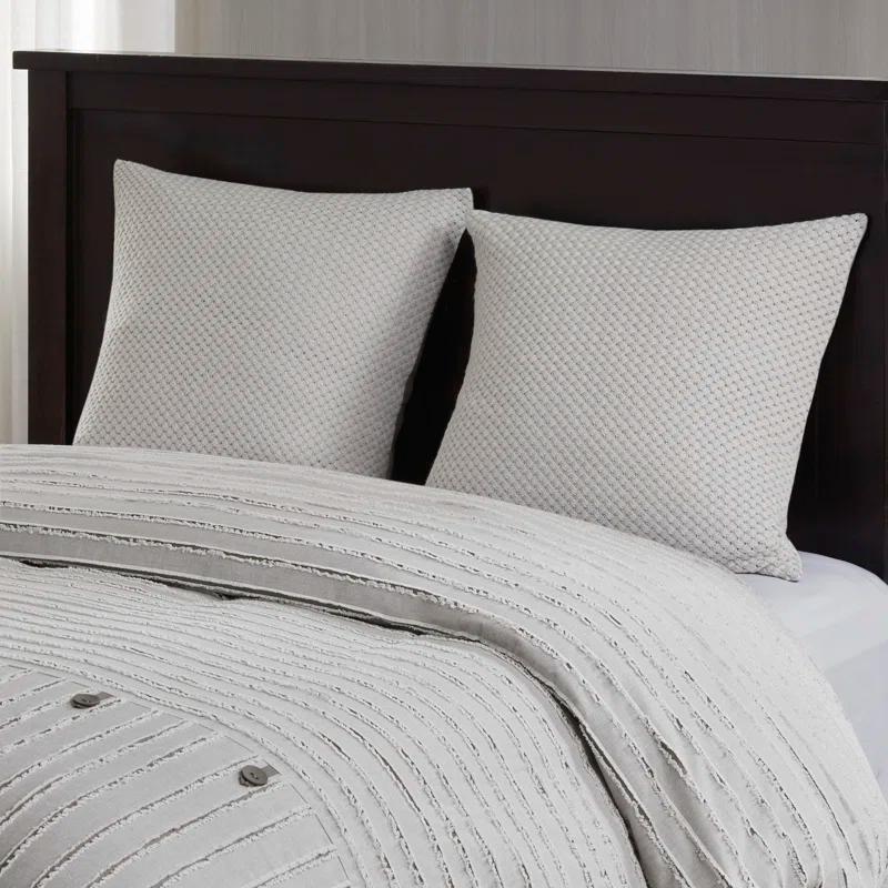 Madison Park Signature Madison Park Signature Essence Oversized Cotton Clipped Jacquard Comforter Set