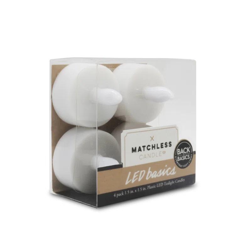 Matchless Candle Unscented Flameless Tealight Candle