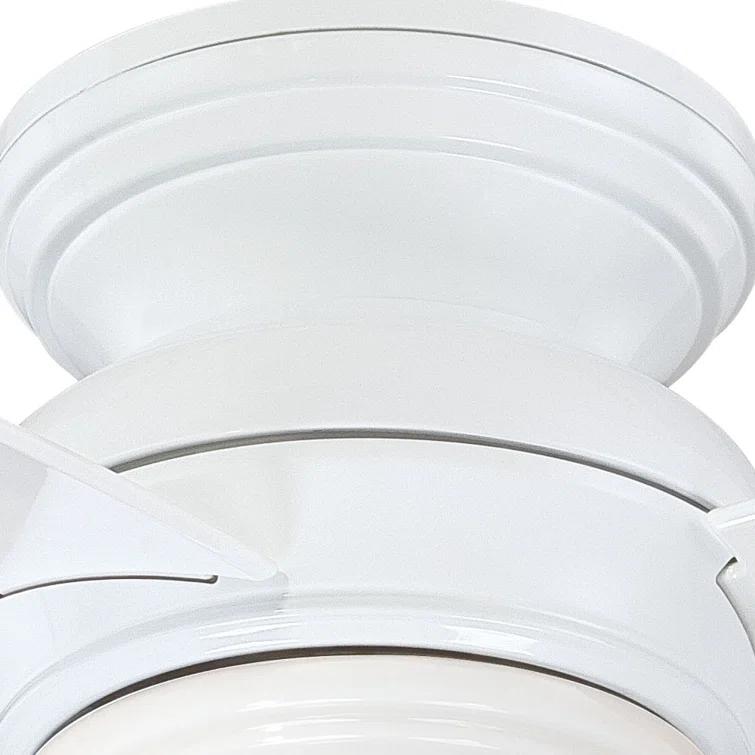 Minka Aire 52" Concept 3 - Blade Outdoor LED Propeller Ceiling Fan with Wall Control and Light Kit Included