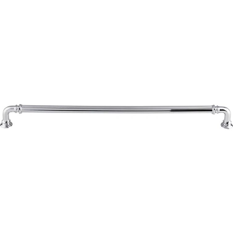 Polished Chrome 5" Traditional Reeded Cabinet Handle