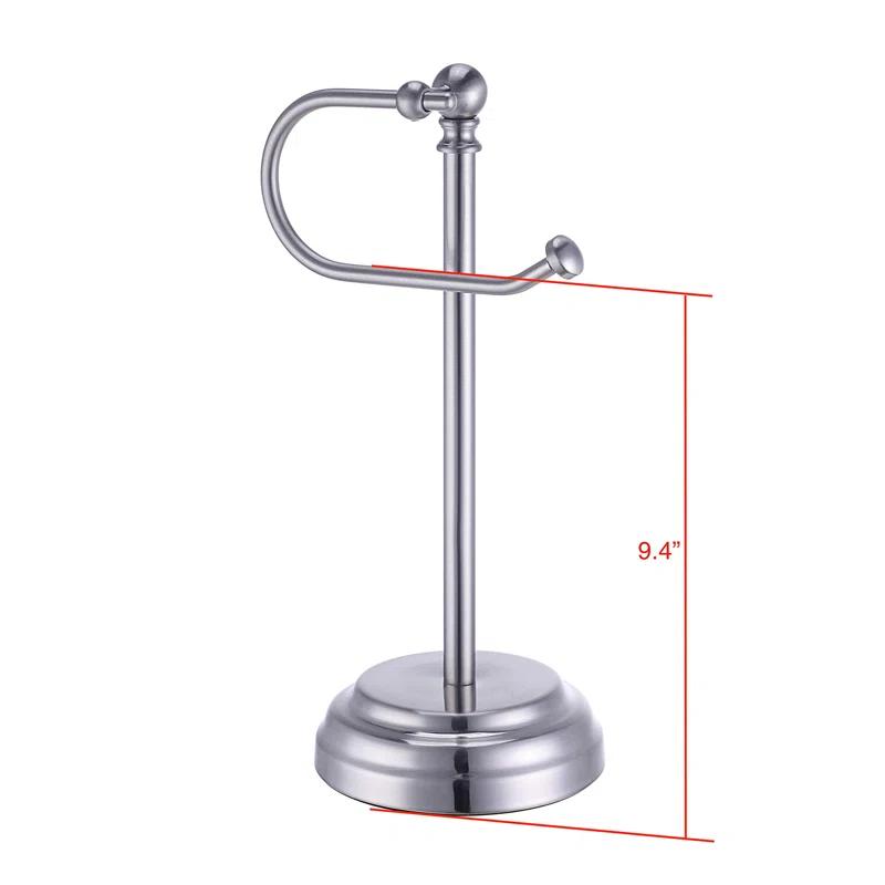 SunnyPoint WF-0K-JOC0-XLSW Heavy Weight Classic Decorative Metal Fingertip Towel Holder Stand