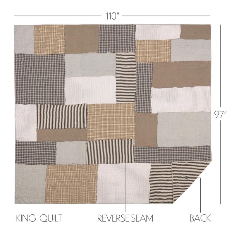 Ashmont Farmhouse / Country Cotton Patchwork Quilt