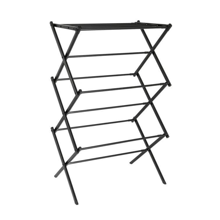 Household Essentials Steel Foldable Accordion Drying Rack