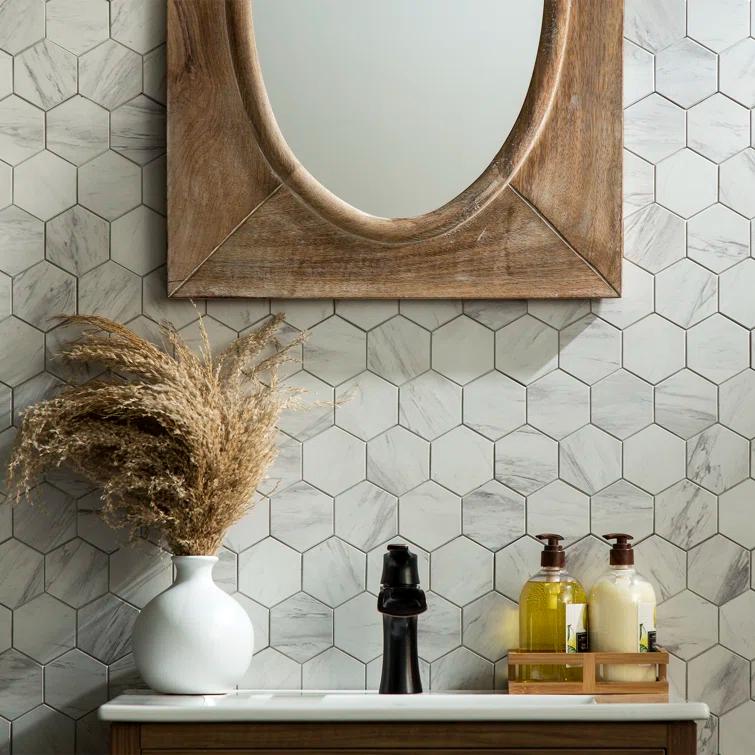 Aspect 12'' W x 12.75'' L PVC Peel and Stick Mosaic Tile