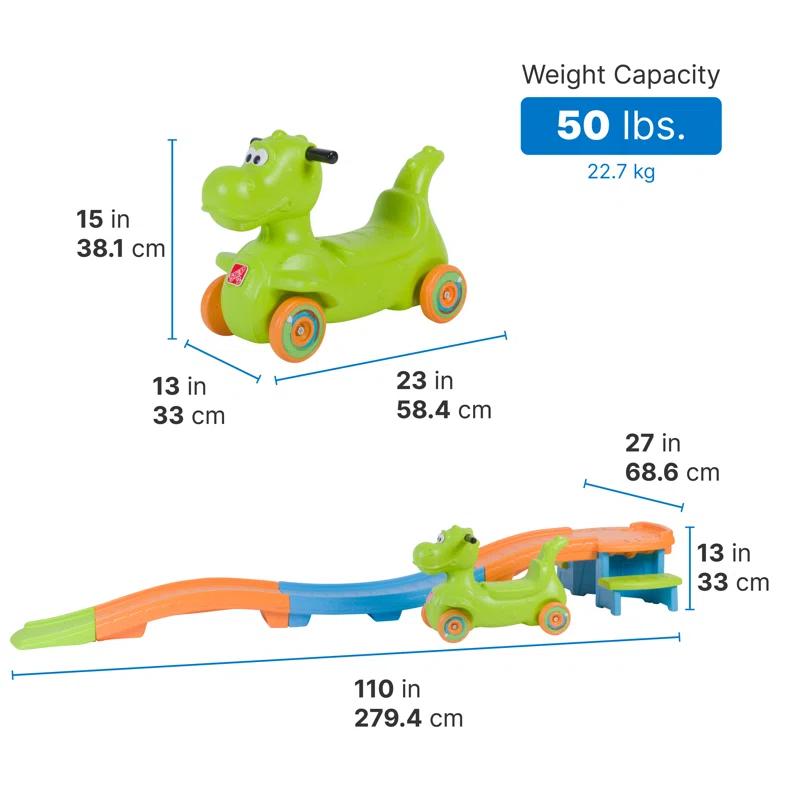 Dino Dash Up & Down Roller Coaster