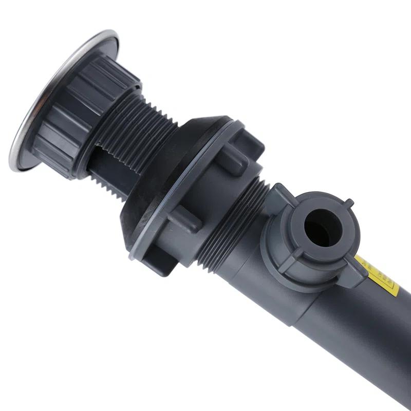 WOWOW X3001CX2 Lift Rod Bathroom Sink Drain with Overflow (Set of 2)