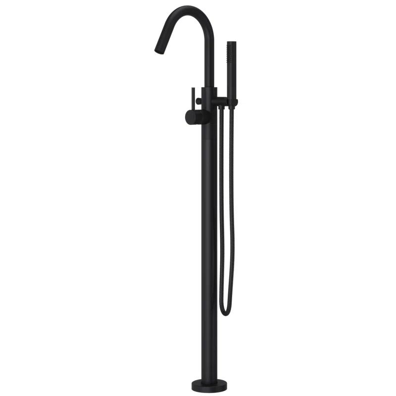 Pfister LG61MFB Single Handle Floor Mounted Freestanding Tub Filler Trim