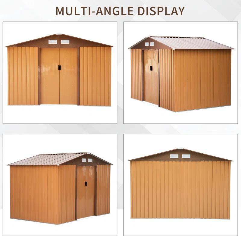 Outsunny Metal Storage Shed