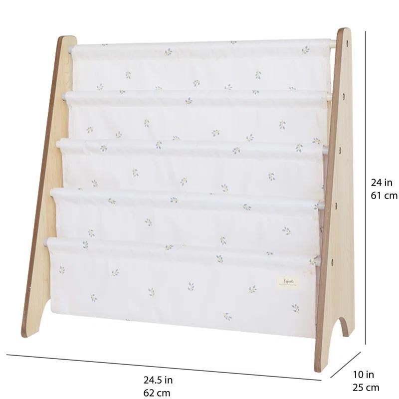 3 Sprouts 3 Sprouts - Book Shelf - Kids Book Rack Organizer  - Baby Room Bookcase