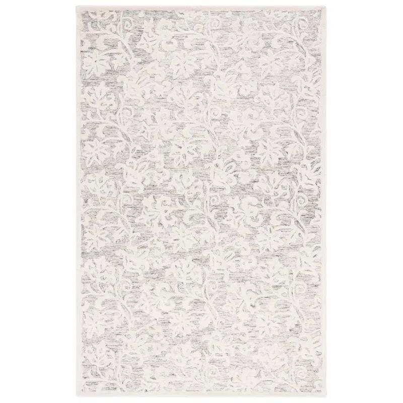 Martha Stewart Rugs Msr Metro Martha Stewart Hand Tufted Wool Pile Floral Rug